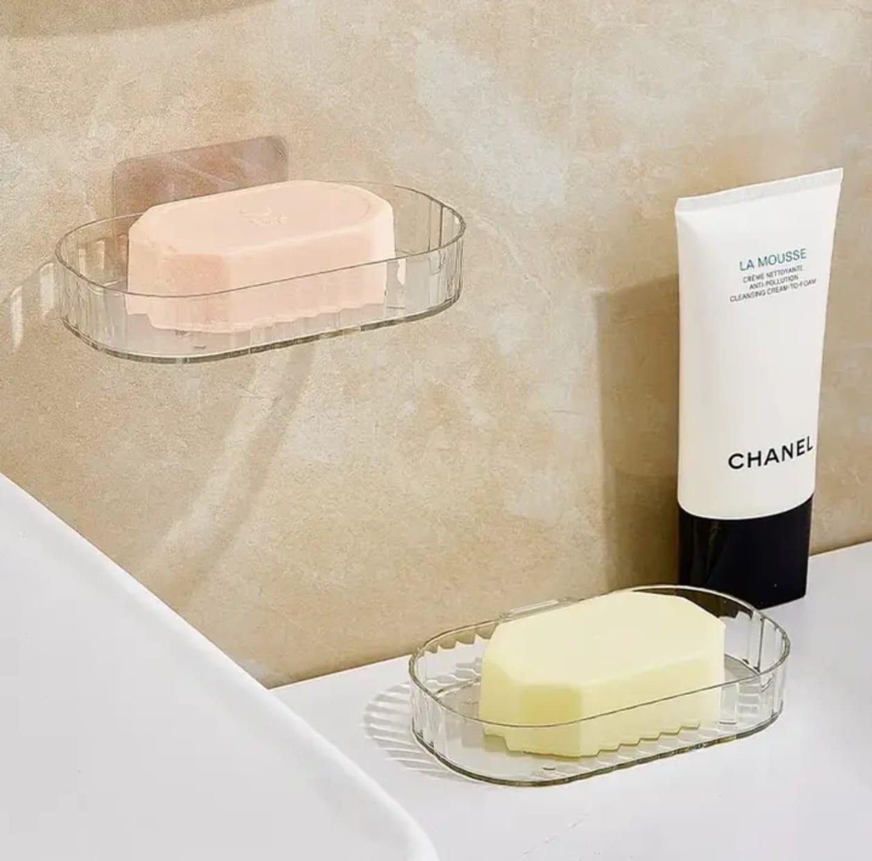 Transparent Locking Soap Storage Case with Secure Clip