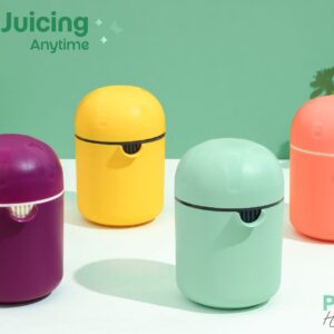 Premium 2-in-1 Manual Fruit Juicer & Citrus Squeezer – Portable Hand Press Juicer with 300ml Capacity for Fresh Orange, Lemon, and Watermelon Juice